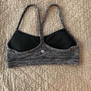 Lululemon Black and Gray Sports Bra